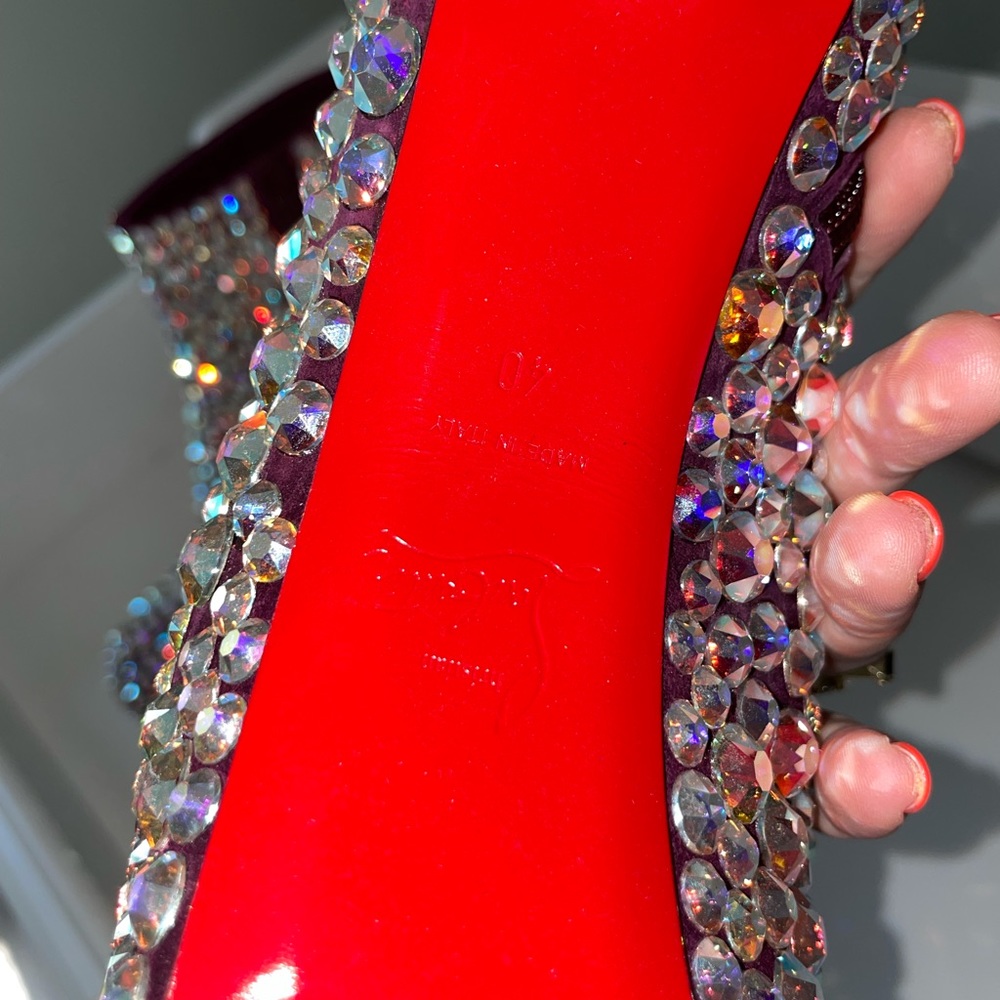 SOLD! RARE Christian Louboutin STRASS Boots - Picture 14 of 17